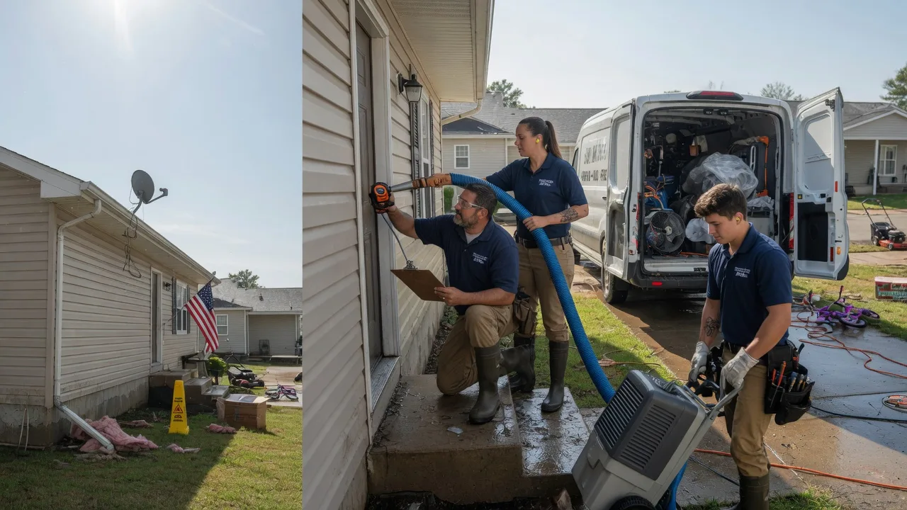 Ceiling Water Damage Restoration in Saluda, NC near me